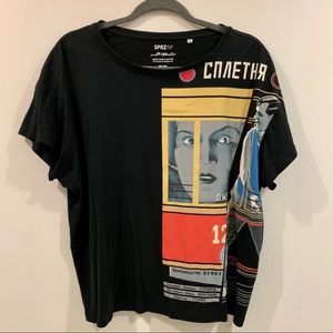 UNIQLO Women MOMA Collection NY T-shirt Size M